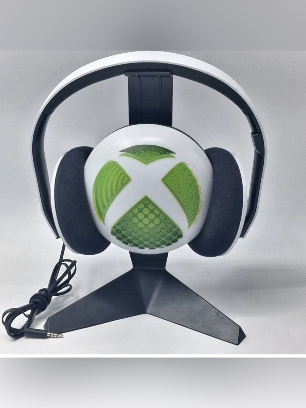 Xbox One Paladone Headphone Stand Light Green Logo Gaming Desk Display Tested